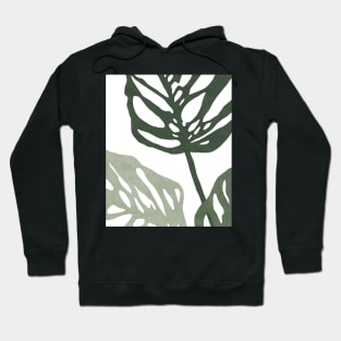 Monstera illustration Hoodie